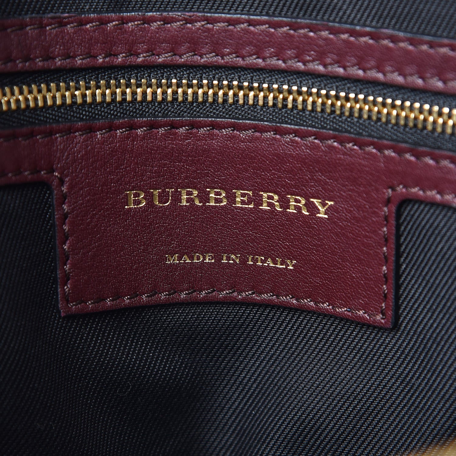 Burberry Horseferry Check Small Orchard Bowling Bag Honey Deep Claret 8 of 13