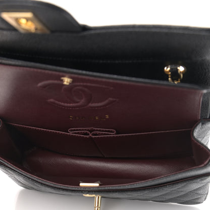 Chanel Caviar Quilted Small Double Flap Black 5 of 9