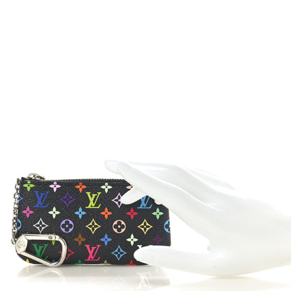 Louis Vuitton LV X TM Monogram Multicolor Key Pouch Black 2 of 7