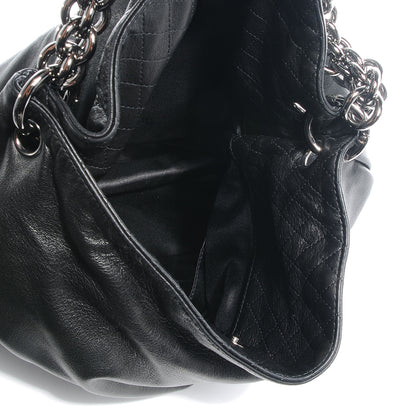 Chanel Lambskin Soft and Chain Large Hobo Black 5 of 8