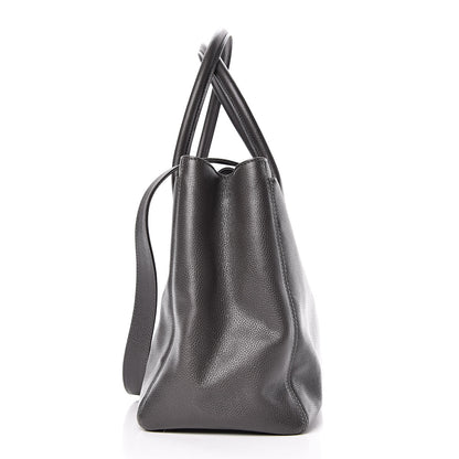 Chanel Calfskin Cerf Executive Shopper Tote Dark Grey 16 of 17