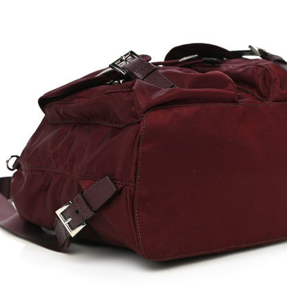 Prada Tessuto Nylon Vela Medium Backpack Bordeaux 7 of 9