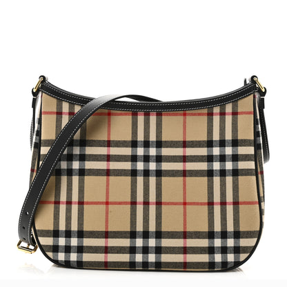 Burberry Vintage Check Shoulder Bag Black 1 of 9