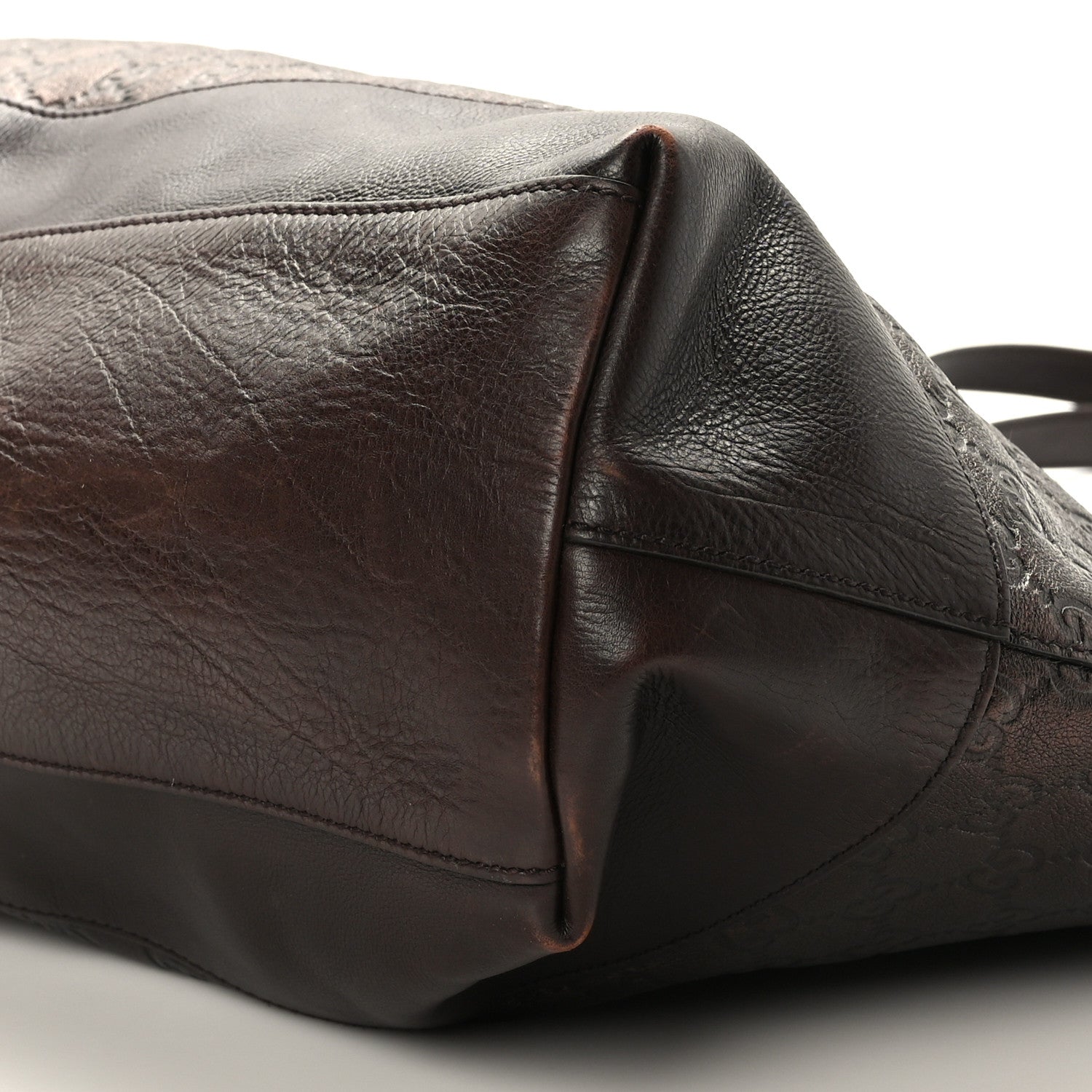 Gucci Guccissima Large Tote Bronze 9 of 11