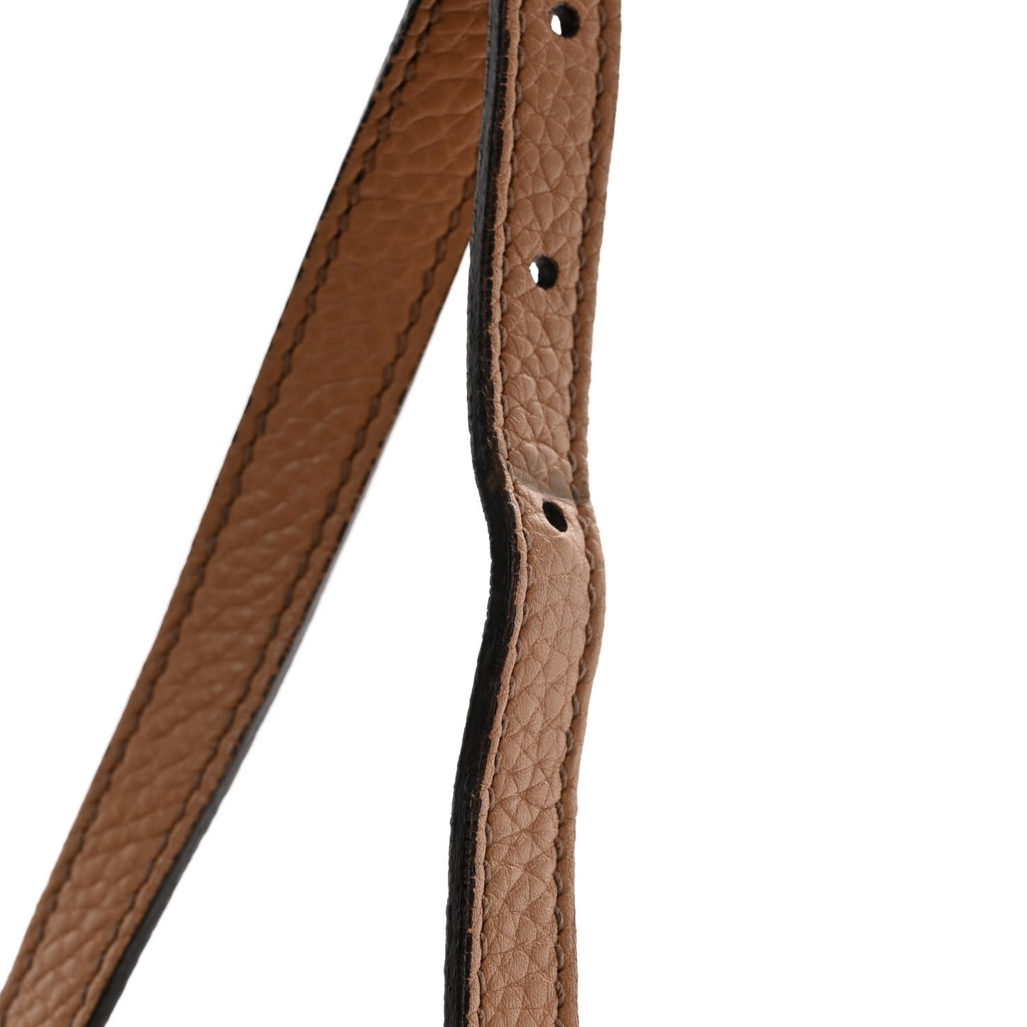 Pebbled Calfskin Small Soho Disco Bag Camelia