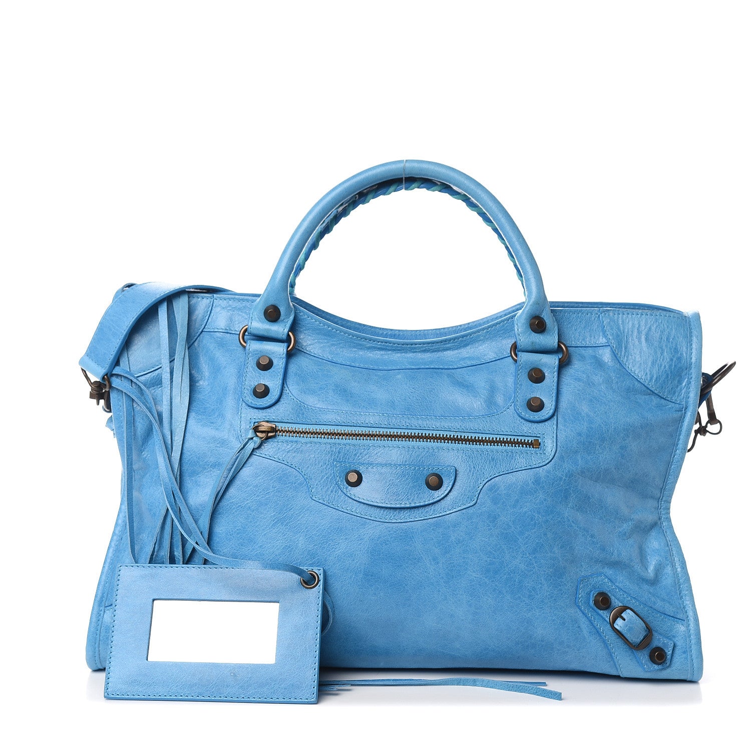 Balenciaga Agneau Classic Hardware S Cityky Bleu 1 of 9