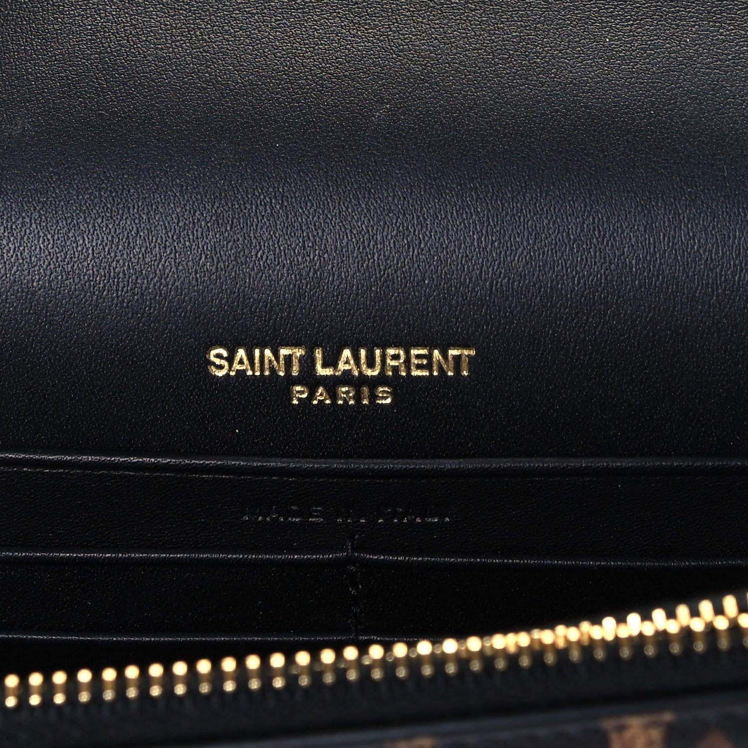 Saint Laurent Calfskin Heart Leopard Print Classic Monogram Kate Tassel Satchel Toffee 6 of 8