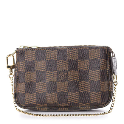 Louis Vuitton Damier Ebene Mini Pochette Accessories 1 of 11