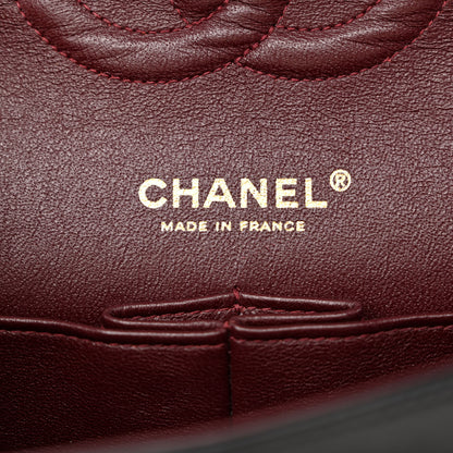 Chanel Lambskin Quilted Medium Double Flap Black 6 of 13