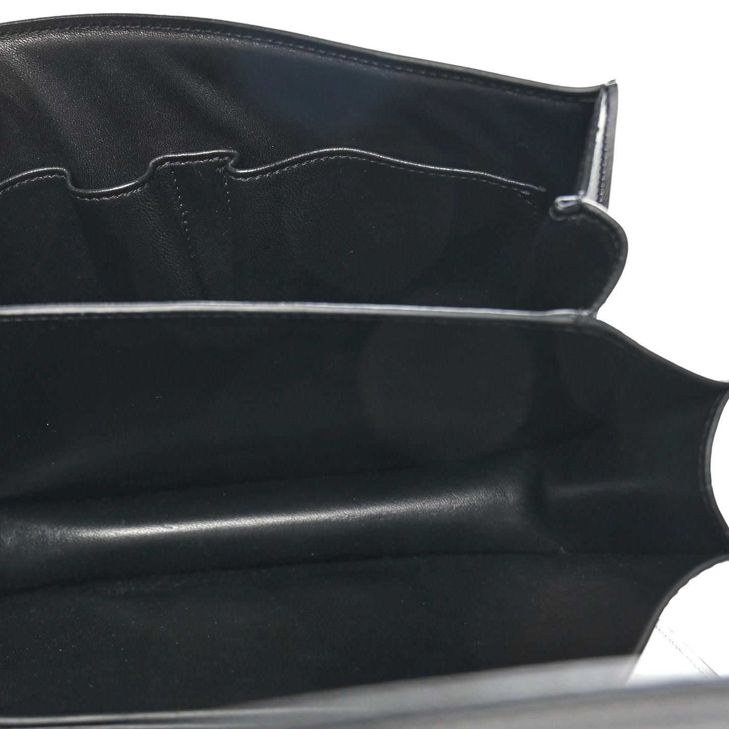 Box Calfskin Medium Classic Box Flap Bag Black