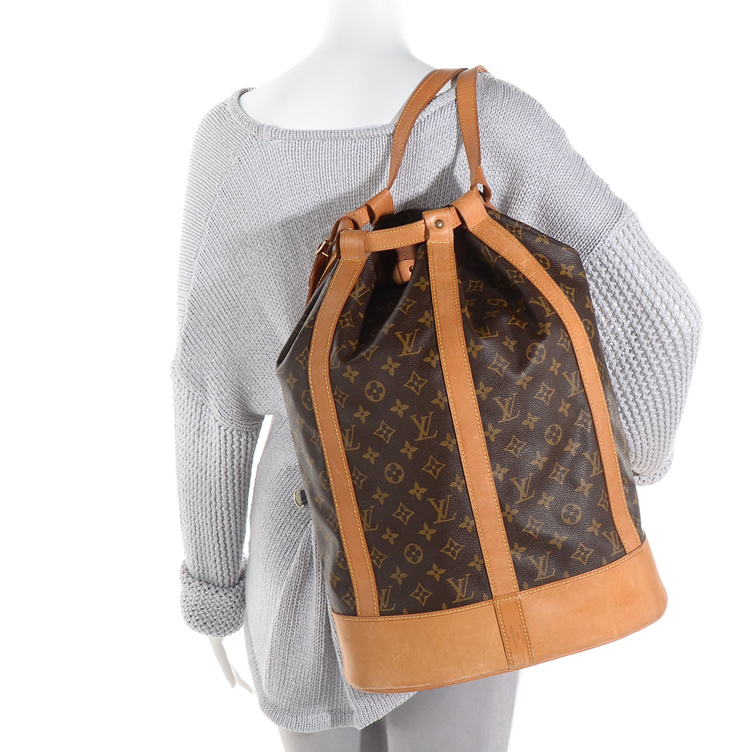 Louis Vuitton Monogram Randonnee GM Backpack 2 of 7