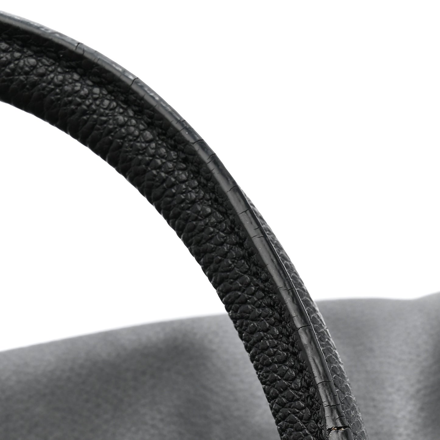 Grained Calfskin Medium Cabas Rive Gauche Black