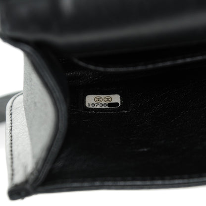 Chanel Galuchat Stingray Mini Boy Flap Black Silver 7 of 7