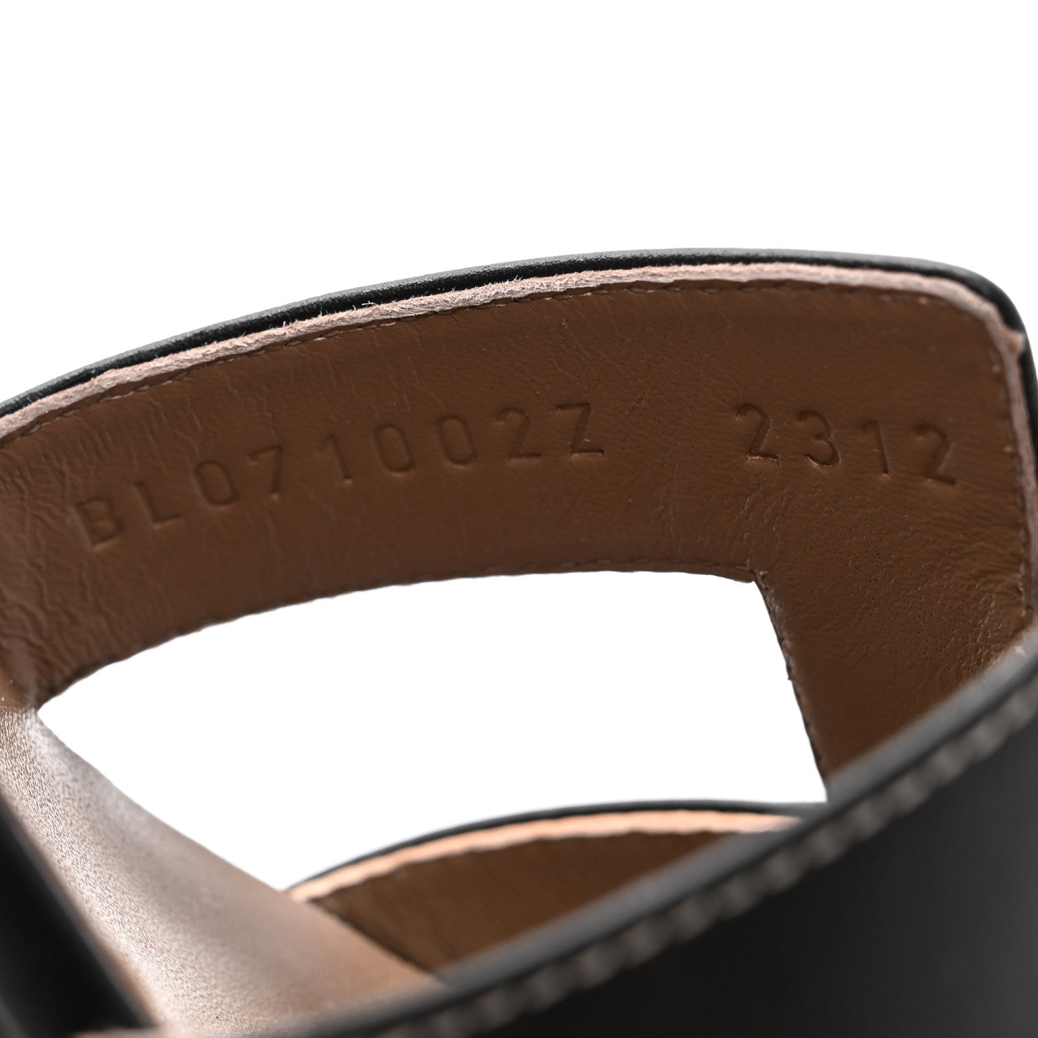 Hermes Calfskin Oasis Sandals 39.5 Black 8 of 8
