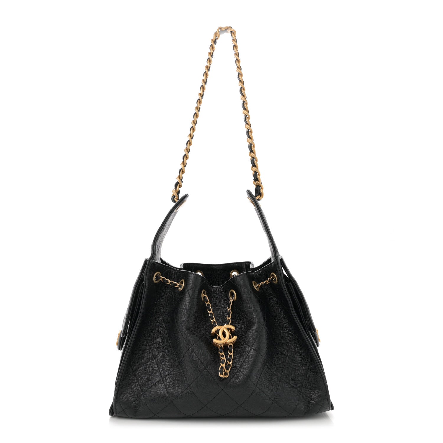 Chanel Caviar Quilted Small Chanel 25 Handbag Black 1 of 12