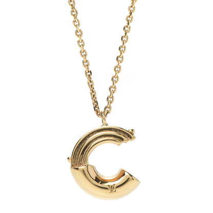 Louis Vuitton LV And Me Letter C Necklace Gold 4 of 9