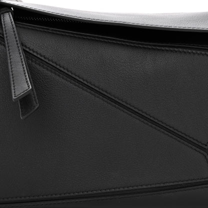 Loewe Calfskin Small Puzzle Bag Black 8 of 10