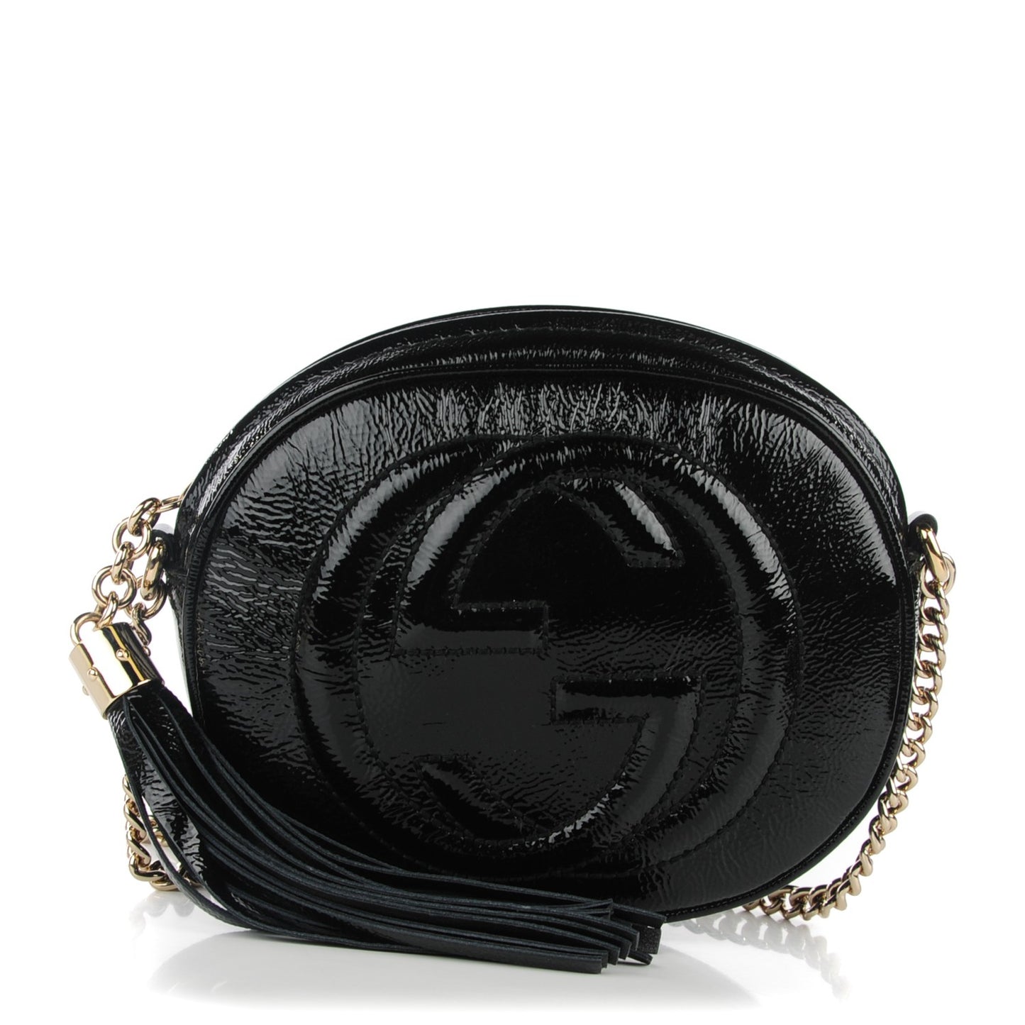 Patent Mini Soho Chain Bag Black