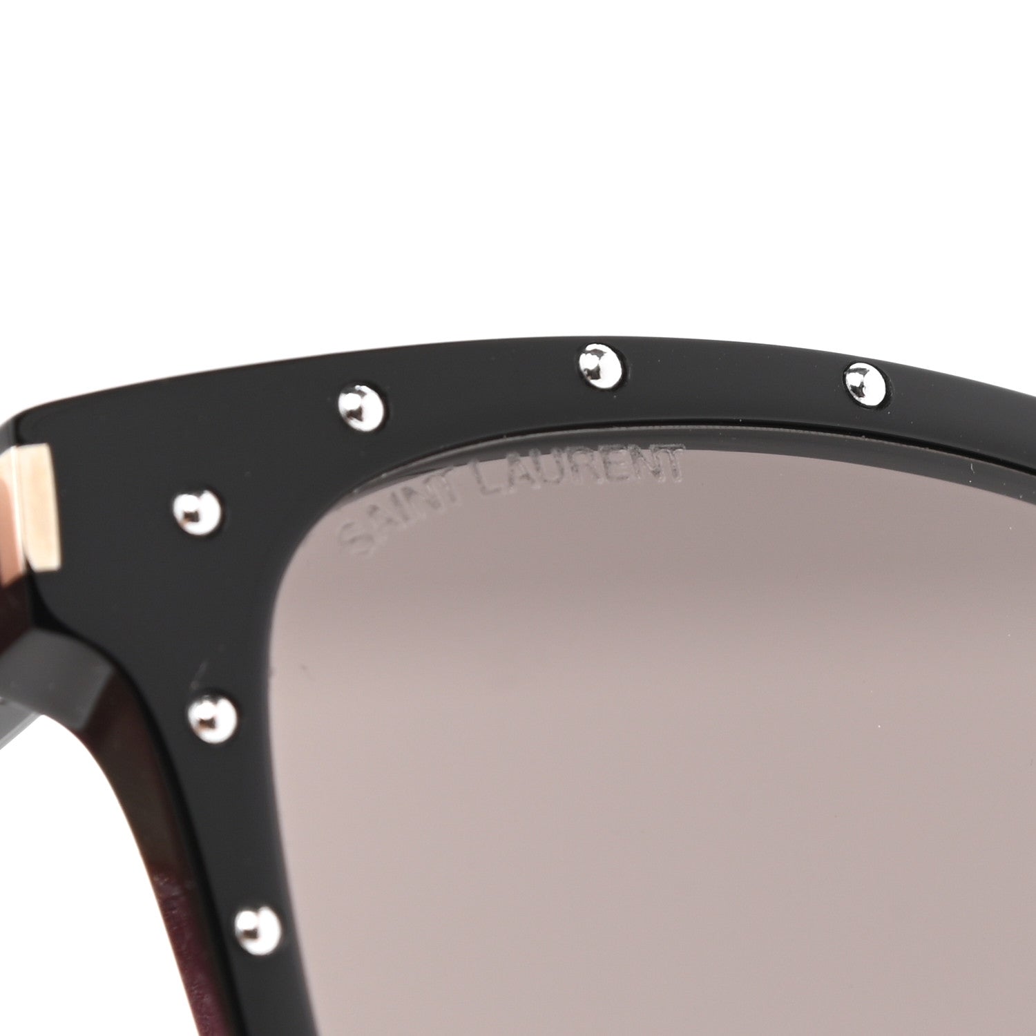 Saint Laurent Acetate Studded SL51 Sunglasses Black 6 of 7
