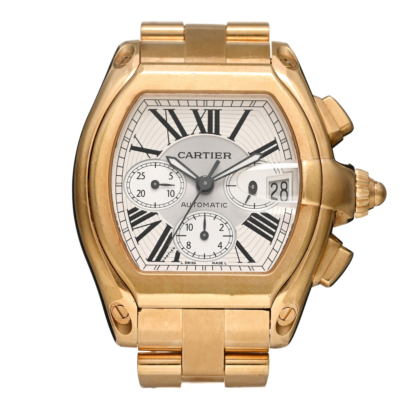 18K Yellow Gold 43mm Roadster Chronograph Automatic Watch