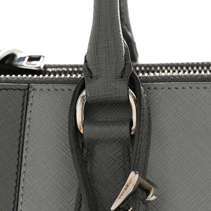 Prada Saffiano Lux Colorblock Medium Galleria Double Zip Tote Marmo Nube 11 of 15