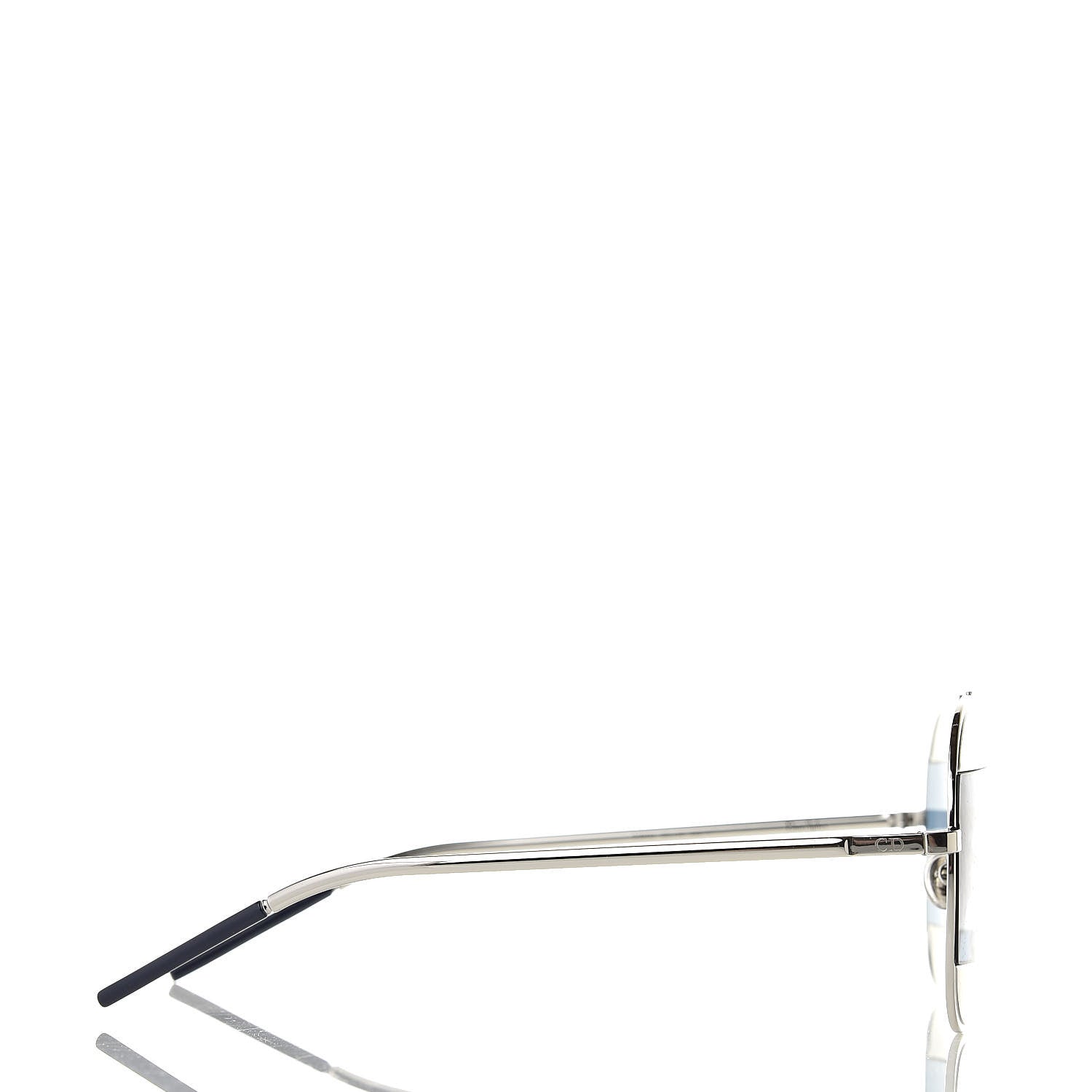 Christian Dior Split 1 Aviator Sunglasses Silver Blue 3 of 7
