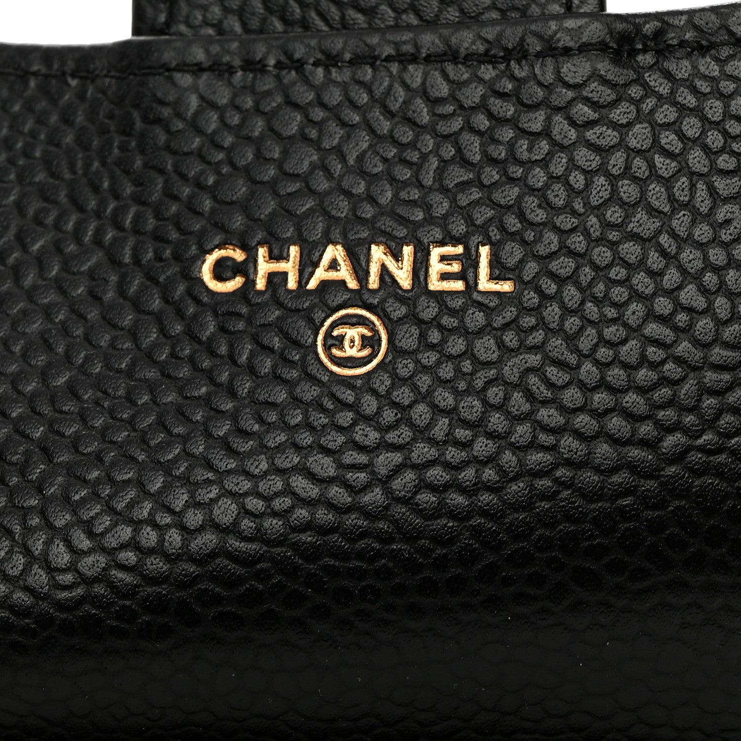 Chanel Caviar Quilted Flap Card Holder Wallet Black 6 of 9