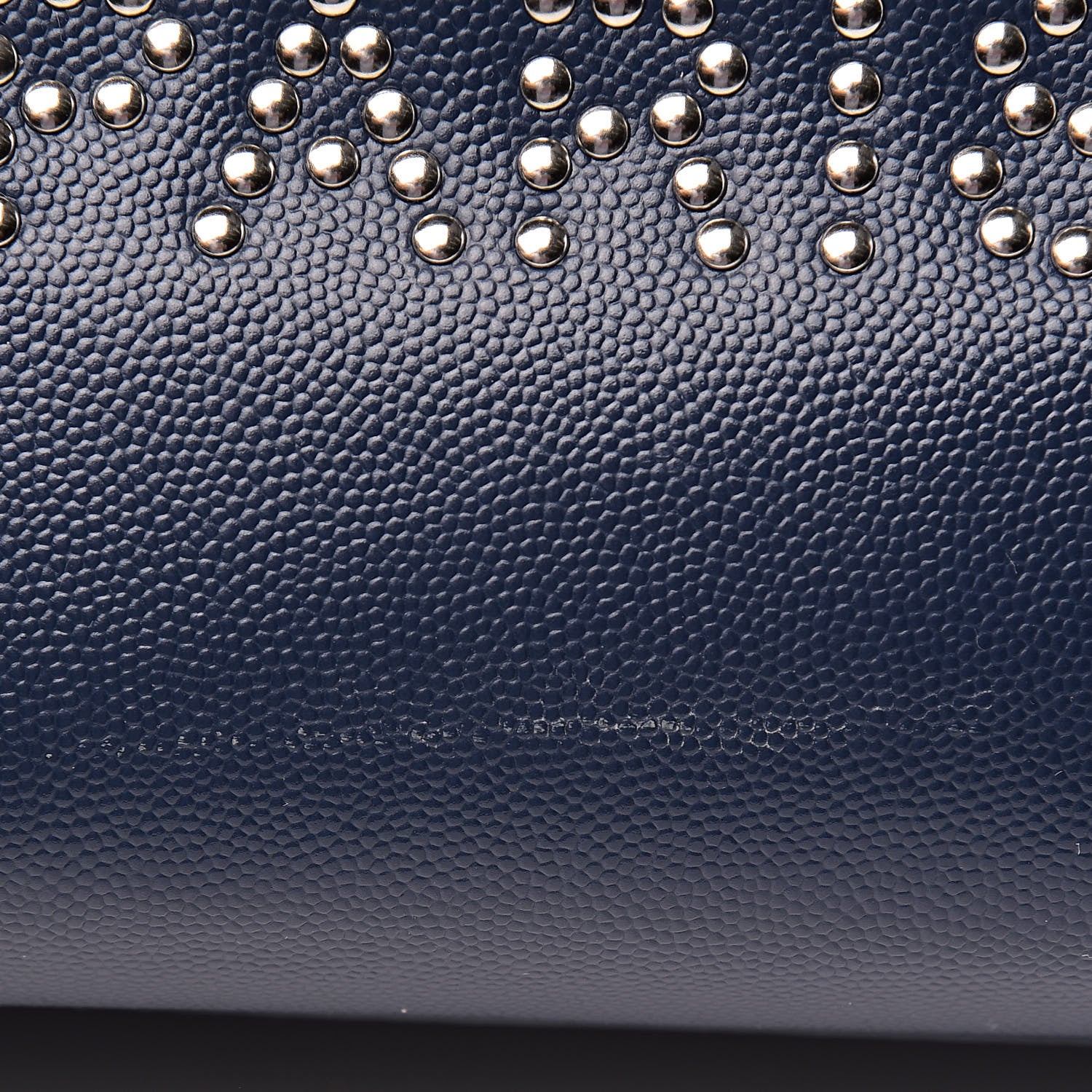 Chanel Caviar Large Studded Deauville Tote Navy 12 of 13