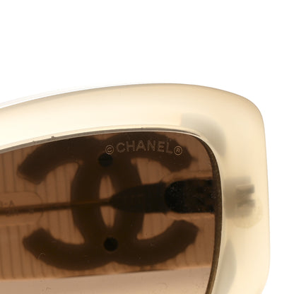Chanel Acetate Rectangle Sunglasses 5493 Light Yellow Light Yellow 7 of 8