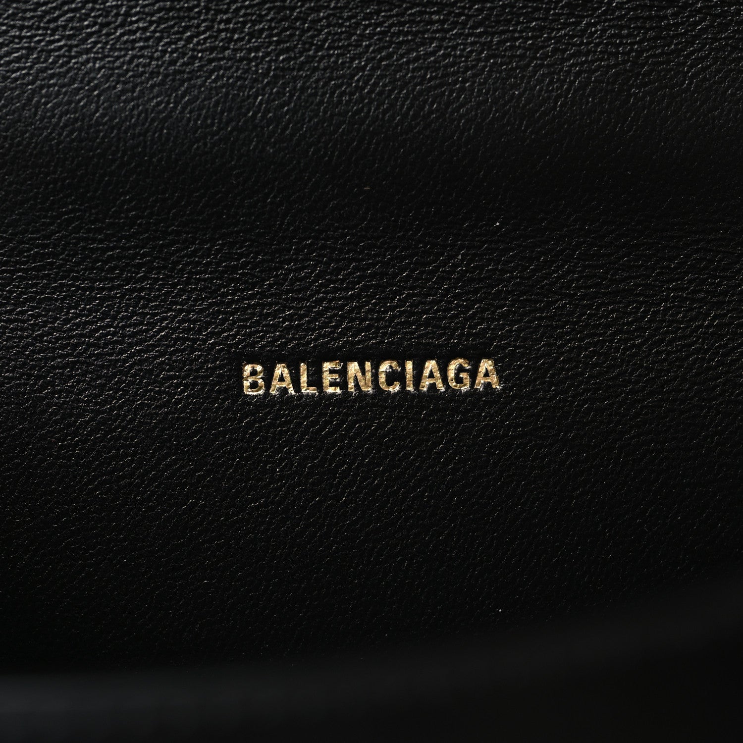 Balenciaga Shiny Box Calfskin Hourglass Top Handle Bag XS Black 6 of 10
