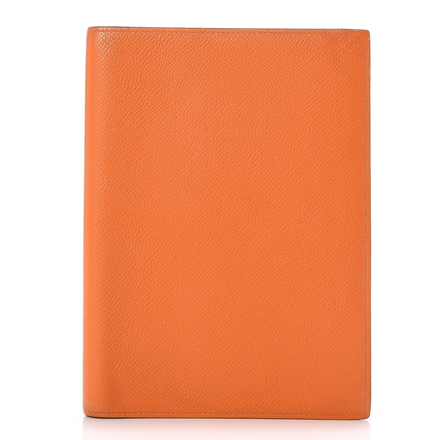 Hermes Epsom Globe Trotter Agenda Cover PM Orange 1 of 8