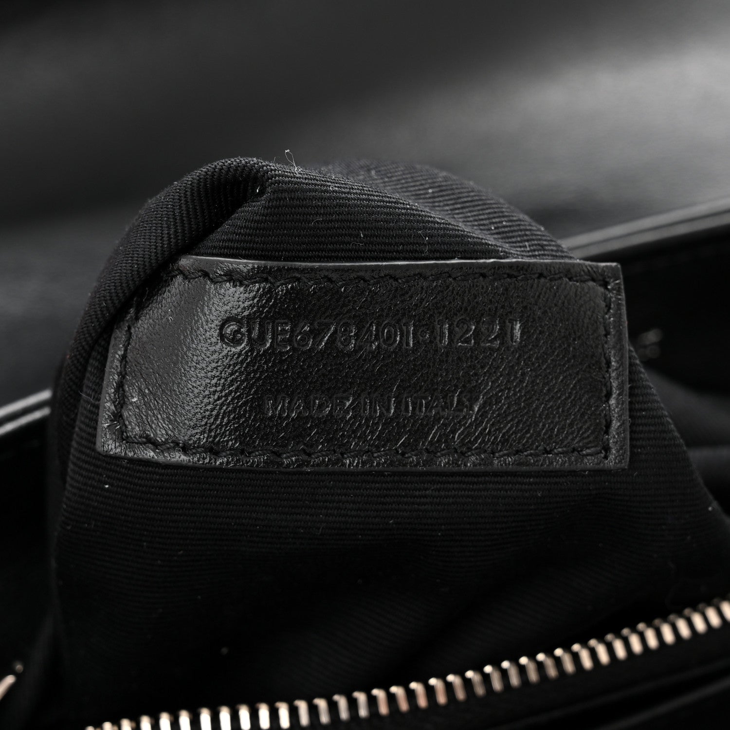 Saint Laurent Calfskin Y Quilted Monogram Toy Loulou Crossbody Bag Black 7 of 10