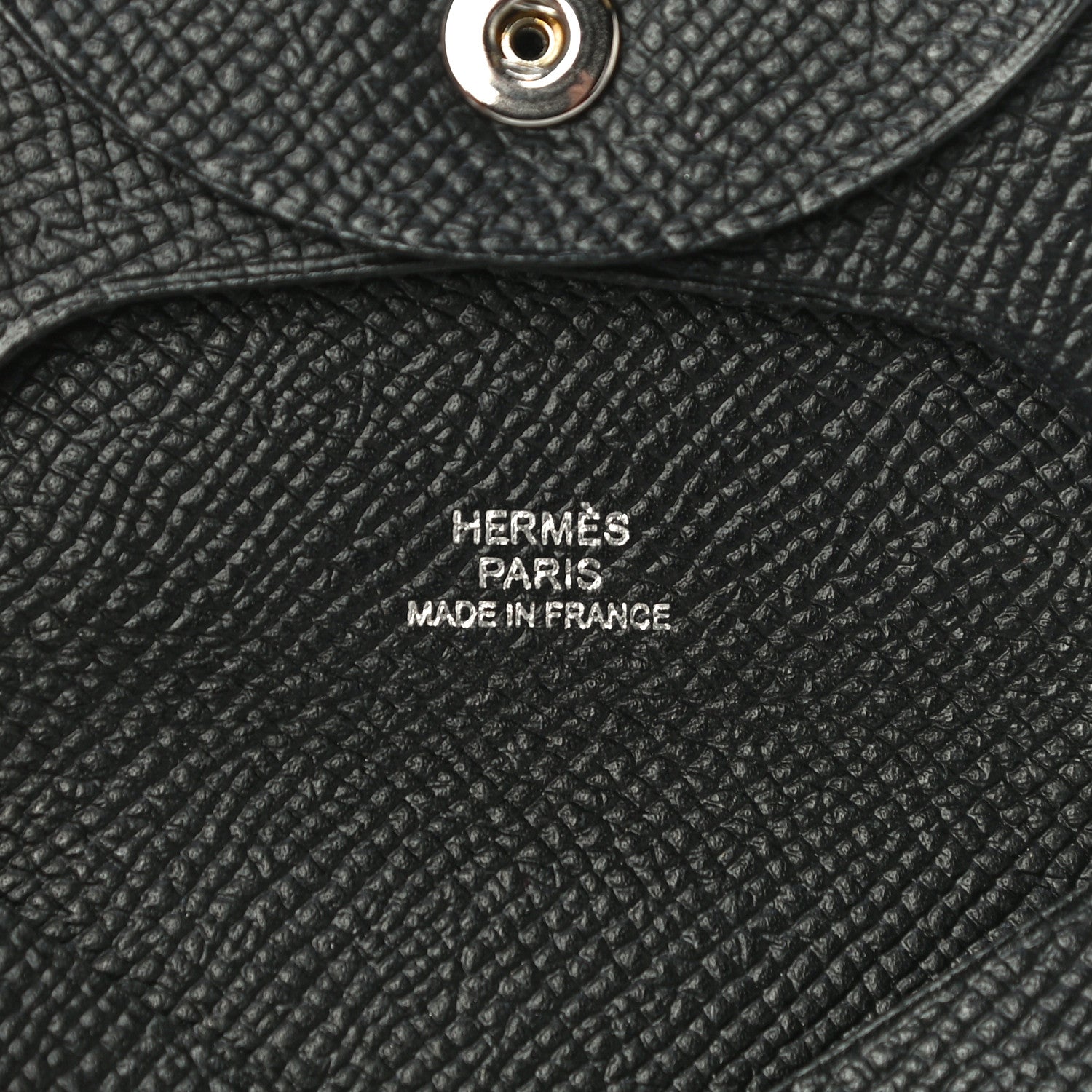 Hermes Epsom Bastia Coin Purse Black 6 of 10