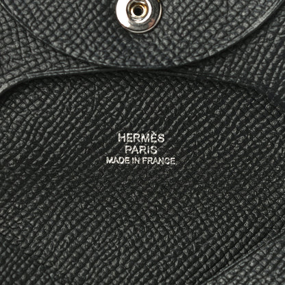 Hermes Epsom Bastia Coin Purse Black 6 of 10