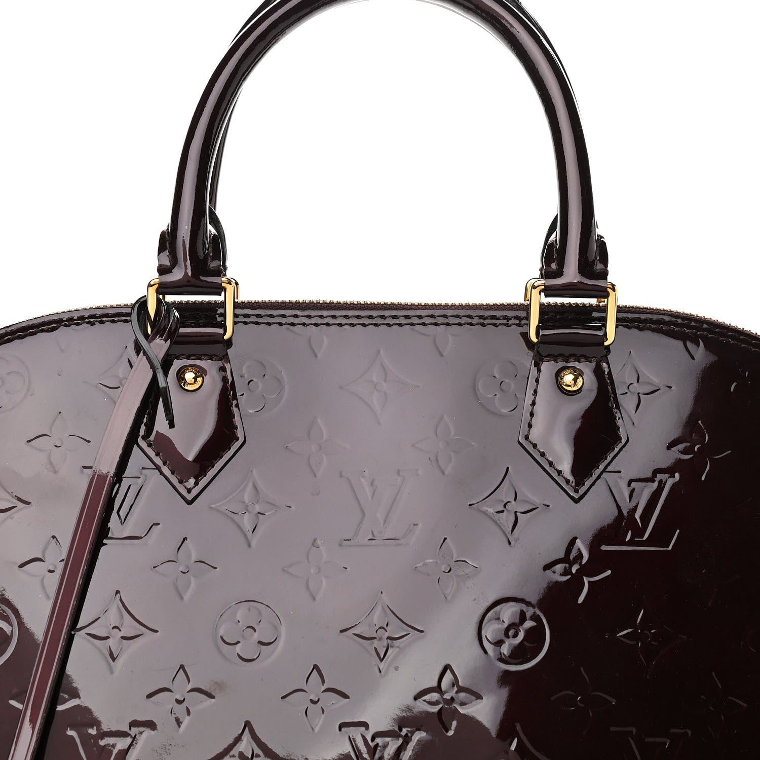 Louis Vuitton Vernis Alma GM Amarante 7 of 9