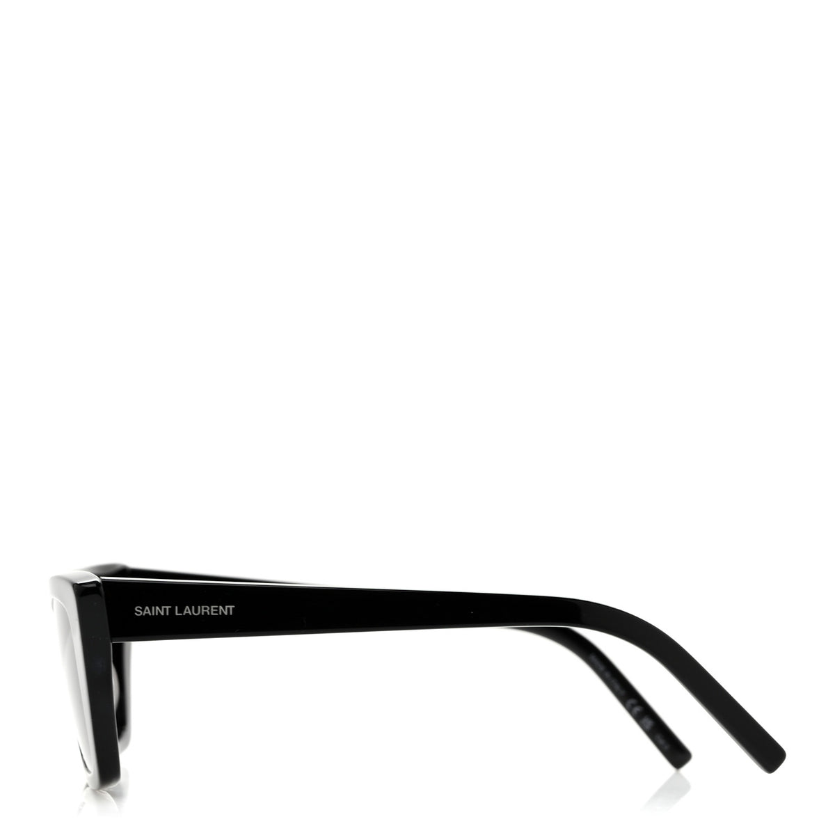 Saint Laurent Acetate Mica Cat Eye Sunglasses SL 276 Black 3 of 8