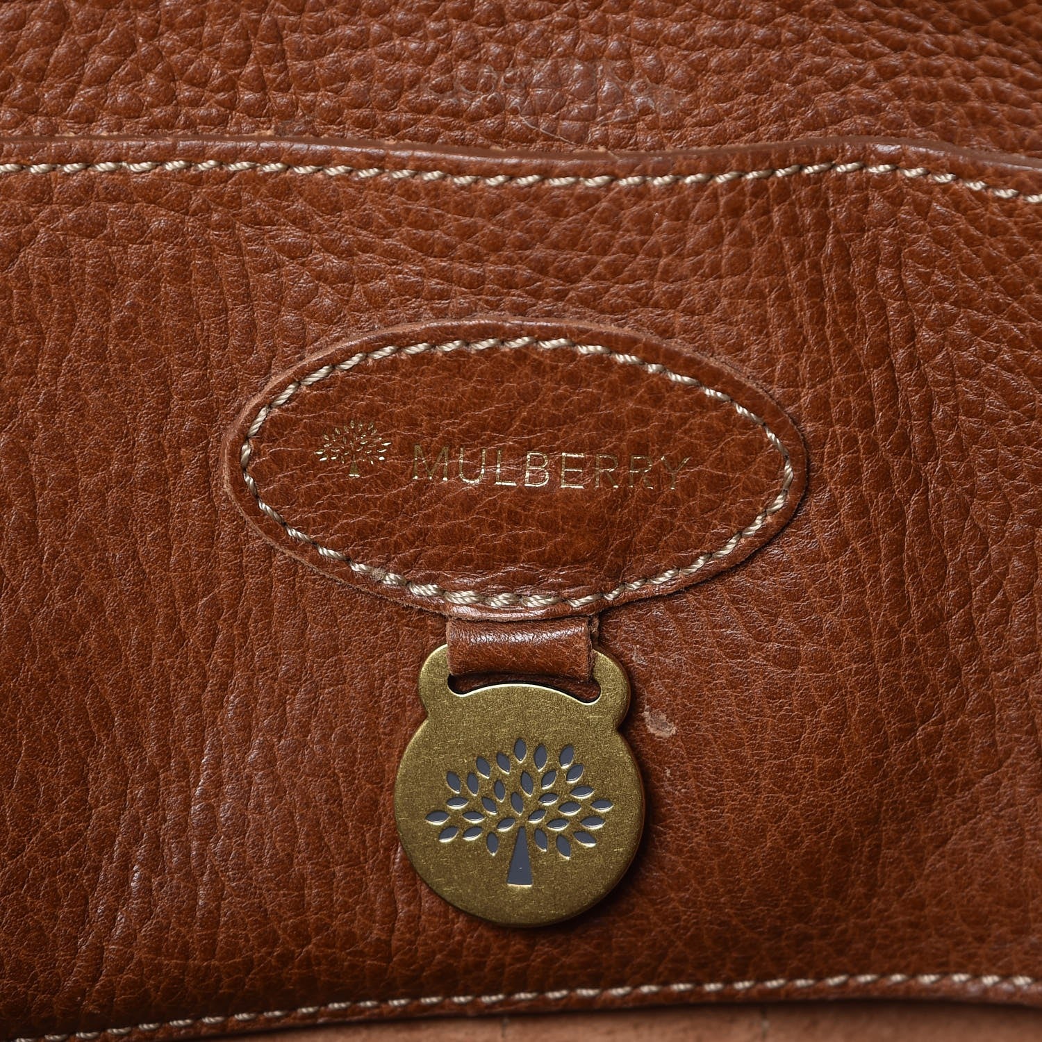 Mulberry Classic Grain Leather Bayswater Oak 6 of 20