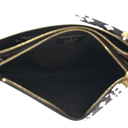 Louis Vuitton Monogram Giant Jungle Pochette Double Zip Black 5 of 12
