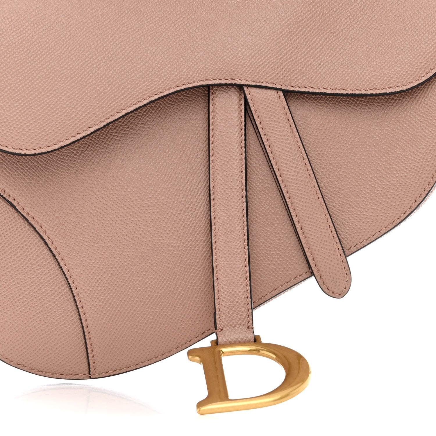 Christian Dior Grained Calfskin Saddle Bag Fard 8 of 11