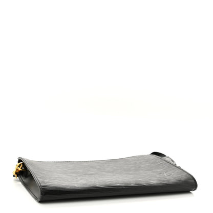 Louis Vuitton Epi Pochette Accessories 24 Black 3 of 8