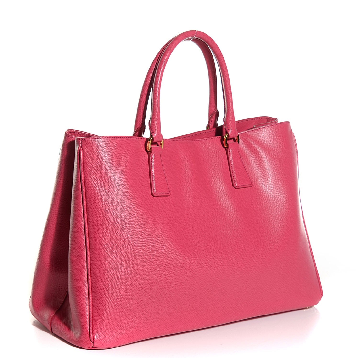Prada Saffiano Lux Large Tote Peonia 3 of 9