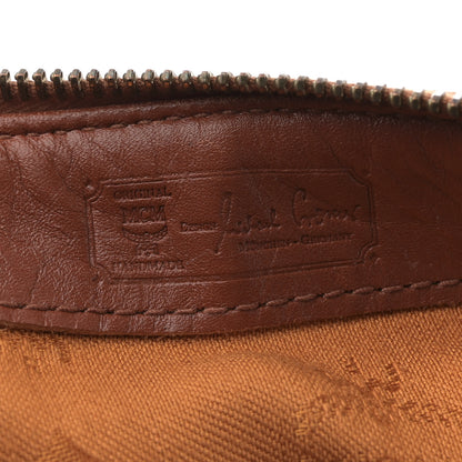 MCM Visetos Essential Boston Bag Cognac 6 of 12