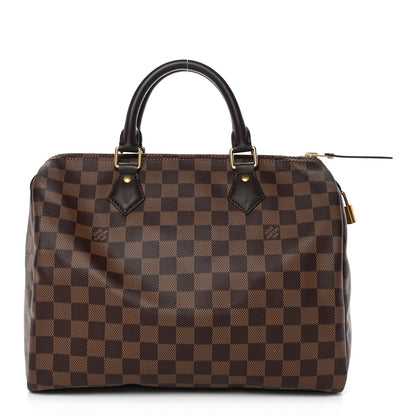 Louis Vuitton Damier Ebene Speedy 30 1 of 10