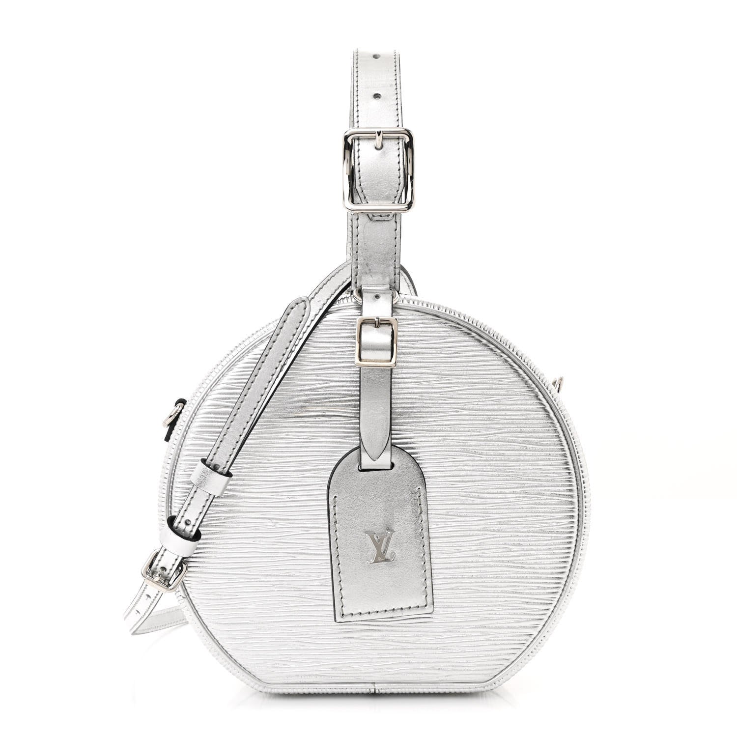 Louis Vuitton Metallic Epi Petite Boite Chapeau Silver 1 of 10