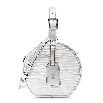 Louis Vuitton Metallic Epi Petite Boite Chapeau Silver 1 of 10