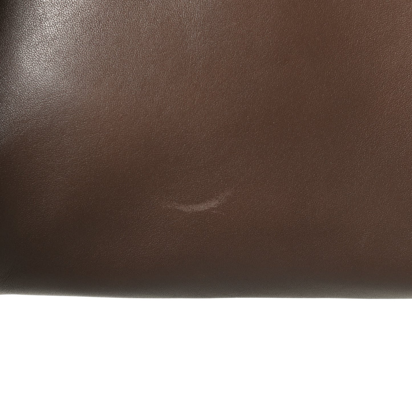 Natural Calfskin Small Lily Flap Clay