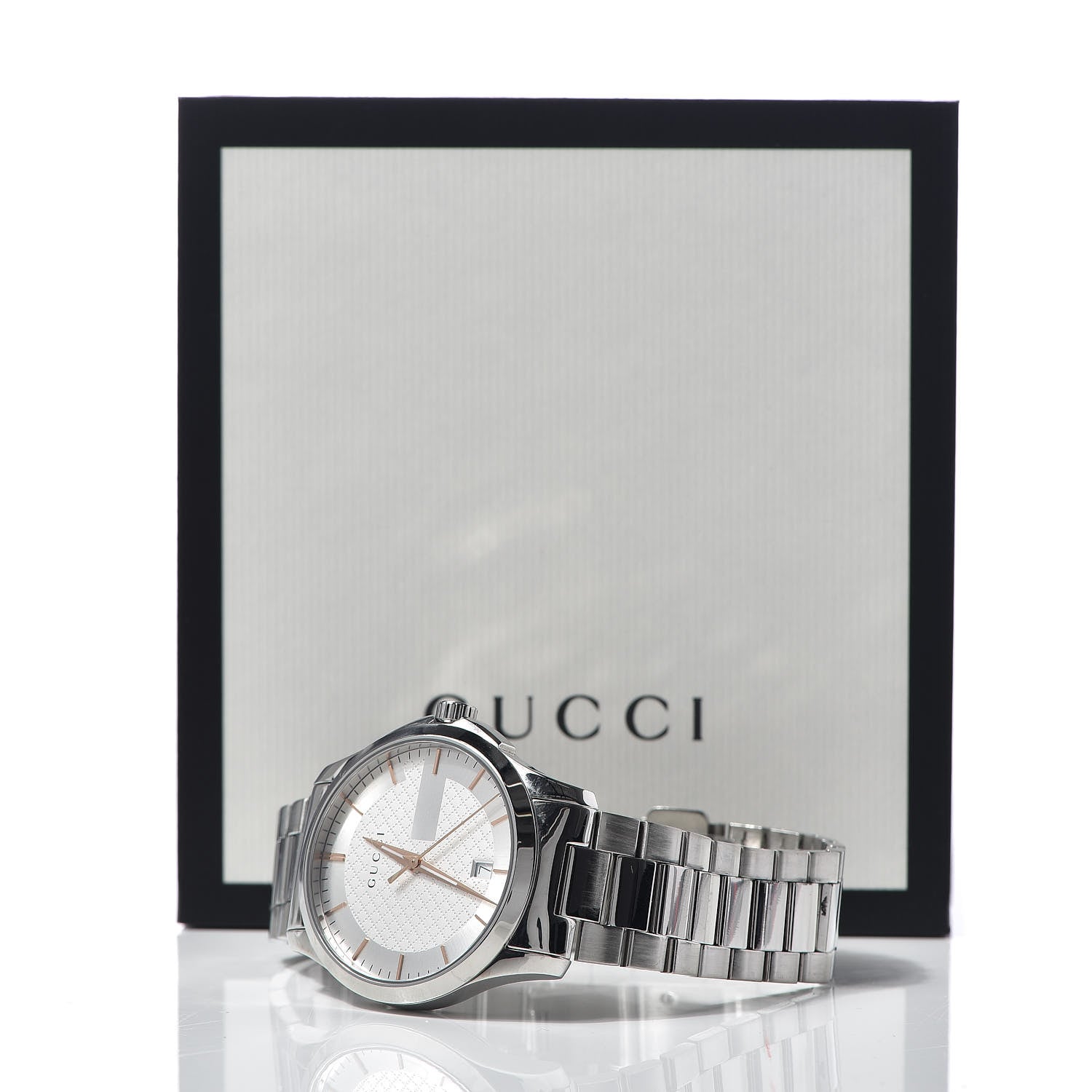 Gucci Stainless Steel 38mm G-Timeless Quartz Watch 7 of 7
