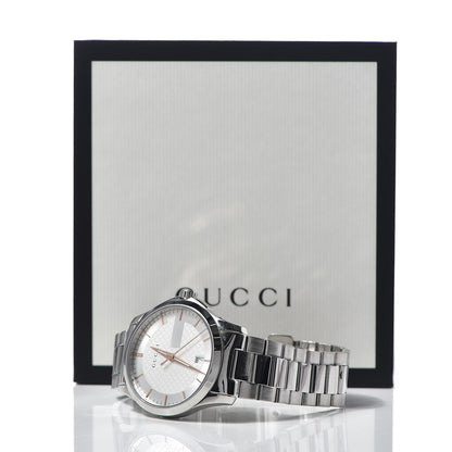 Gucci Stainless Steel 38mm G-Timeless Quartz Watch 7 of 7