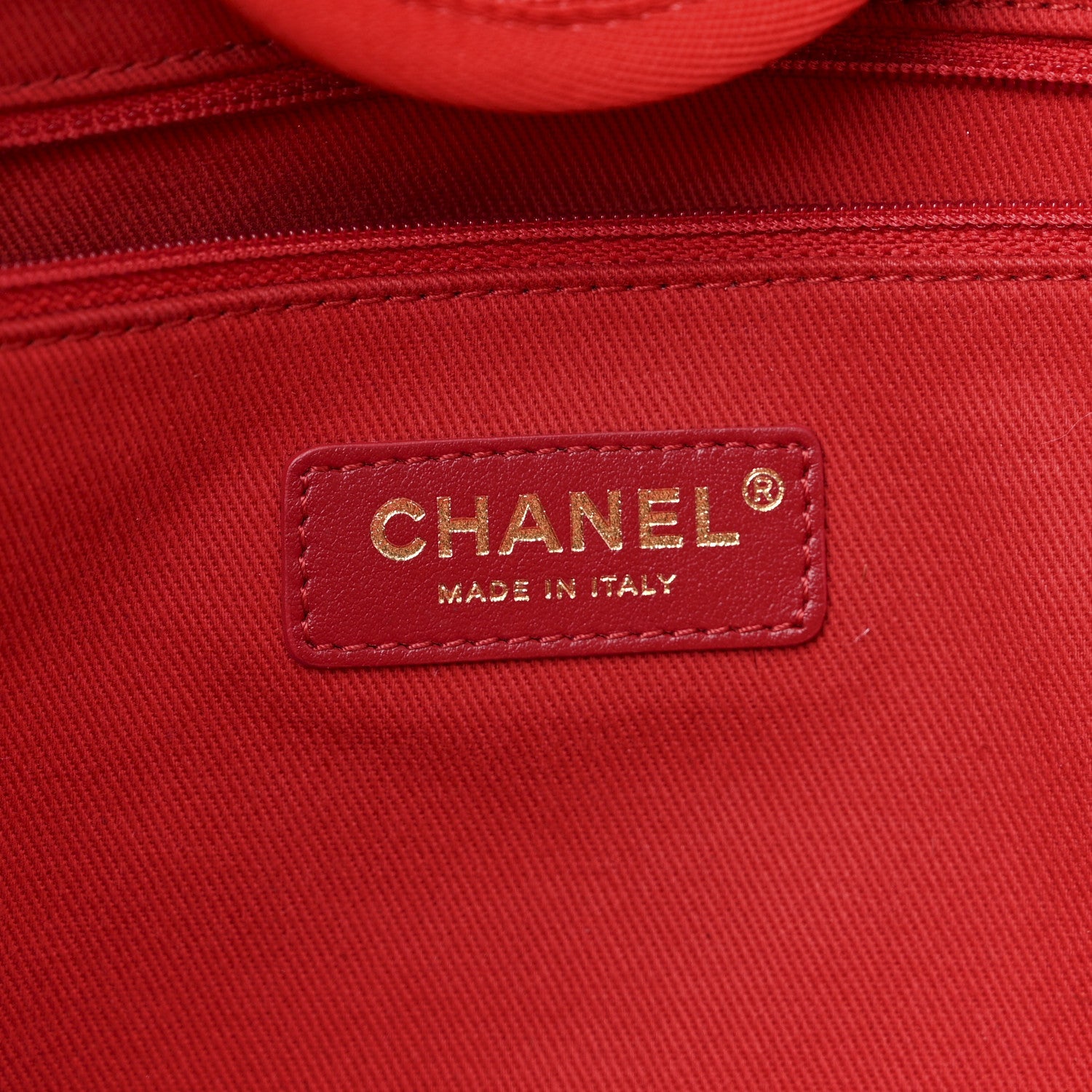 Chanel Straw Raffia Calfskin Striped Large Deauville Tote Red 6 of 10