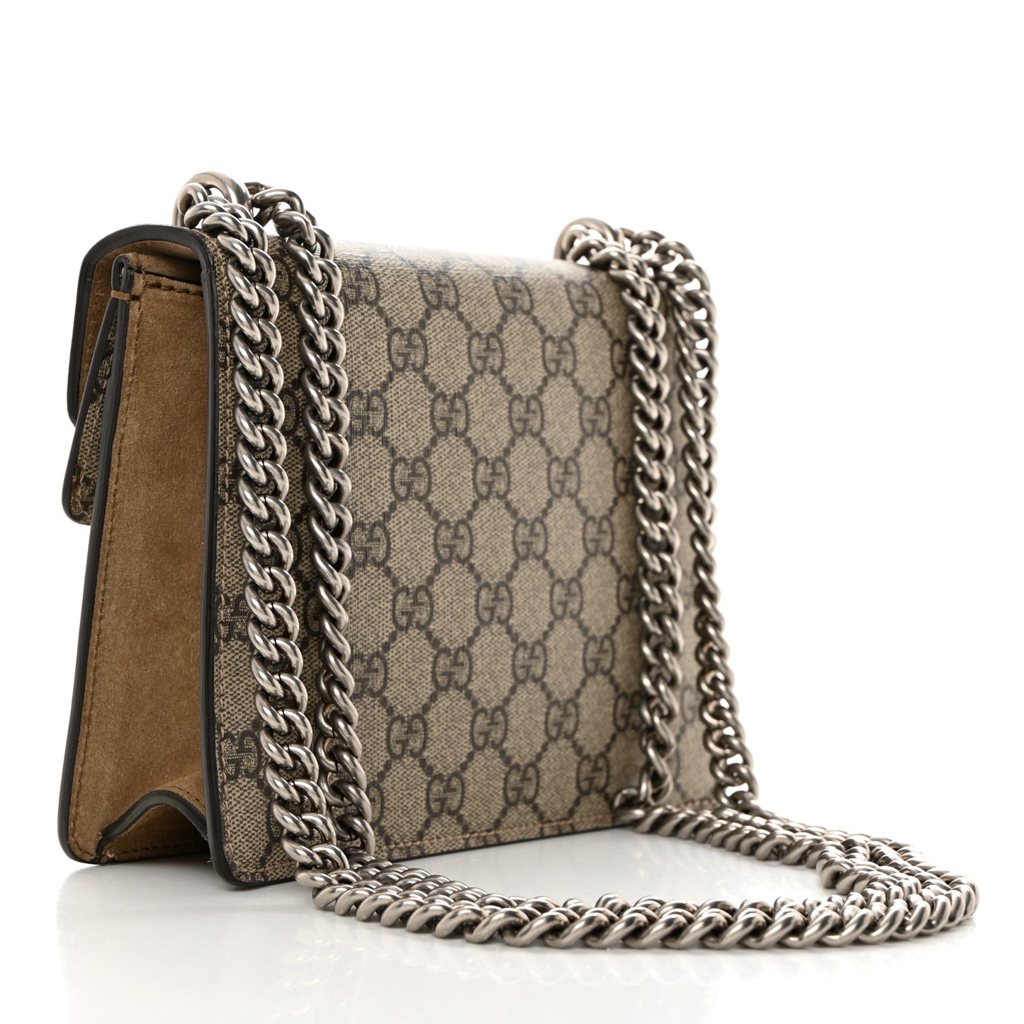 GG Supreme Monogram Mini Dionysus Shoulder Bag Taupe